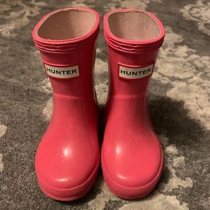 Hunter rain boots